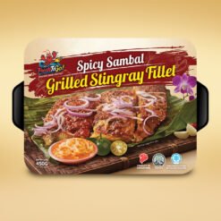 Halal Ready-to-Eat Spicy Sambal Grilled Stingray Fillet Heat & Eat 加热即食烧烤香辣魔鬼鱼 (450g)