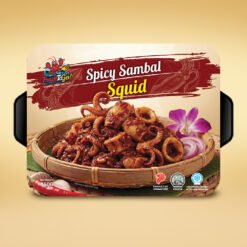 Halal Certified Ready-to-Eat Spicy Sambal Squid | Heat & Eat | 加热即食烧烤香辣鱿鱼 (460g)