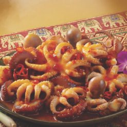 Alternative view of Halal Ready-to-Eat Thai Style Spicy Mini Octopus | Heat & Eat | 加热即食泰式甜辣小章鱼 (480g)