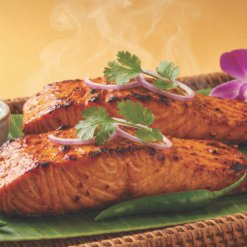 Alternative view of Halal Ready-to-Eat Tandoori Salmon Fillet 加热即唐多里三文鱼片 (400g)