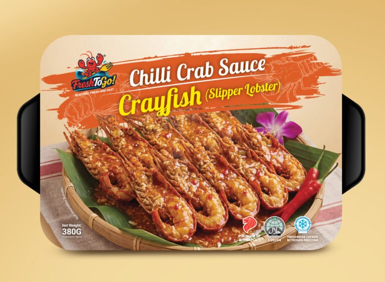 Halal Ready-to-Eat Chilli Crab Sauce Crayfish (Slipper Lobster) (Single Pack/380g) 加热即食辣椒螃蟹虾婆