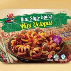 Halal Ready-to-Eat Thai Style Spicy Mini Octopus (Single Pack/240g) | Heat & Eat | 加热即食泰式甜辣小章鱼